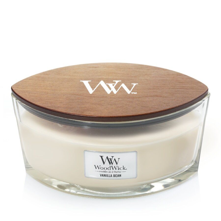 Ароматична свічка з ароматом чистої ванілі Woodwick Ellipse Vanilla Bean 453 г - фото №2